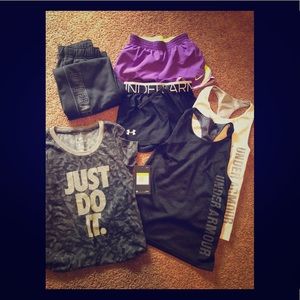Girls athletic clothes